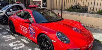 Esta autoescuela de Mónaco tiene como coche de prácticas un Porsche 911 Carrera Porsche 911 Carrera coche de autoescuela de Mónaco.