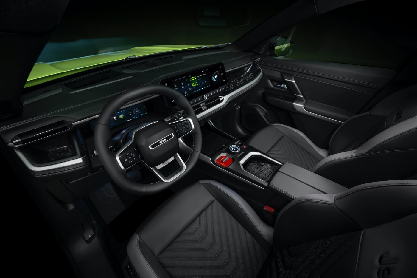 Interior del Jeep Compass 2025