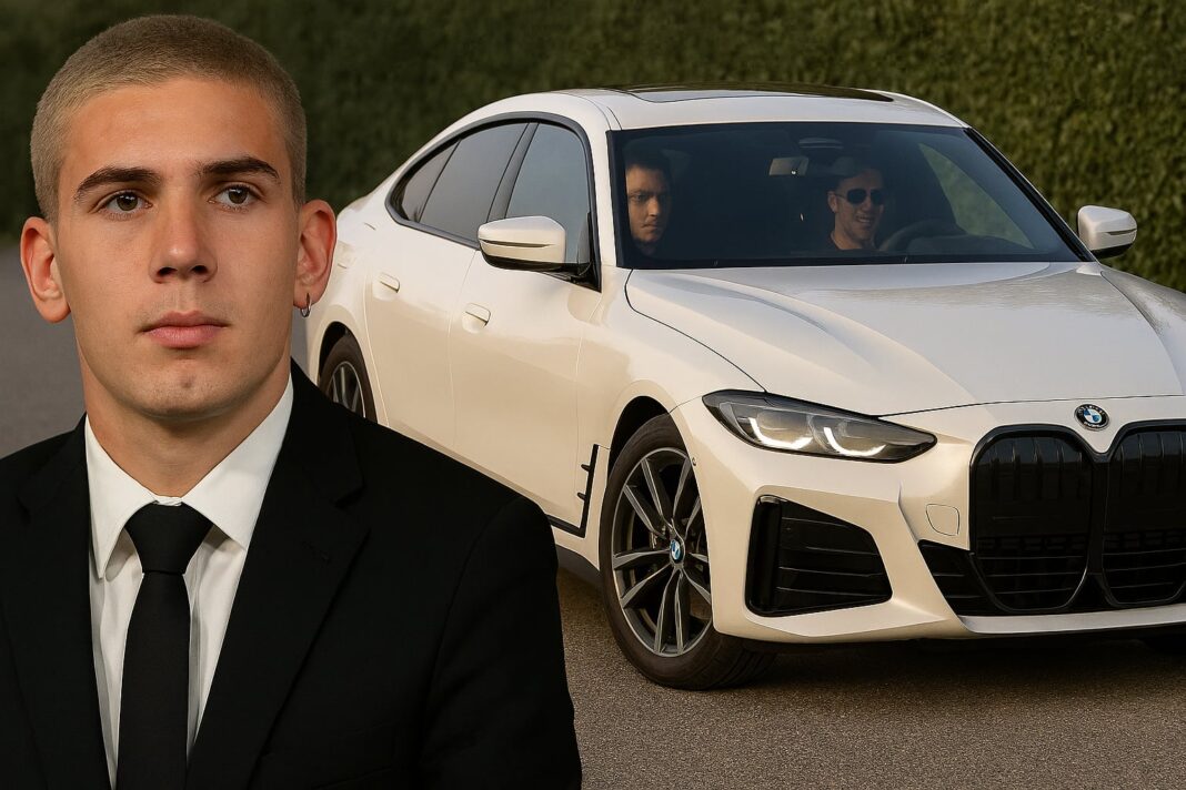 coche con el que Mastantuono