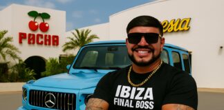 El coche con el que Ibiza Final Boss, Jack Kay (26), se mueve por la Isla Blanca Ibiza Final Boss, Jack Kay