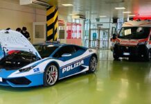 El Lamborghini Huracán de la Policía italiana supera los 335.000 km con el motor y la transmisión originales Lamborghini Huracán de la Policía italiana