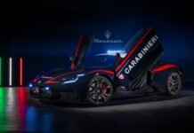 Este es el nuevo superdeportivo que utilizan los Carabinieri. Equipa un V6 biturbo con 630 CV y se encarga de realizar misiones médicas Nuevo Maserati MCPura de los Carabinieri