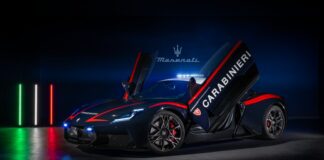 Este es el nuevo superdeportivo que utilizan los Carabinieri. Equipa un V6 biturbo con 630 CV y se encarga de realizar misiones médicas Nuevo Maserati MCPura de los Carabinieri