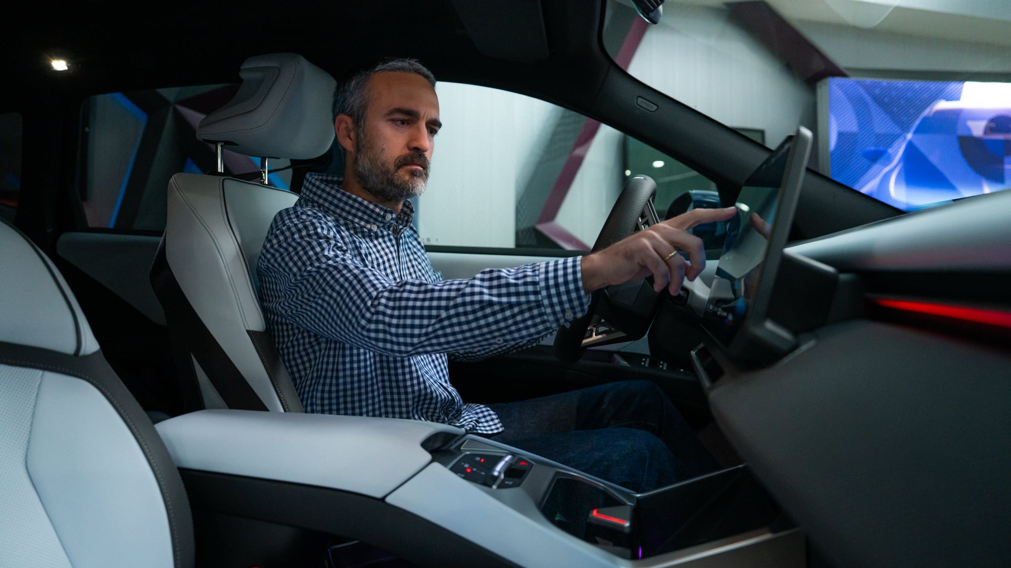 interior del nuevo BMW iX3 2026 interior del nuevo BMW iX3 2026