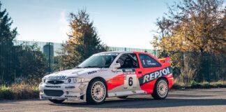 A subasta el Ford Escort WRC con el que compitieron Carlos Sainz, Juha Kankkunen y Ari Vatanen las temporadas 1997 y 1998 Subasta Ford Escort WRC
