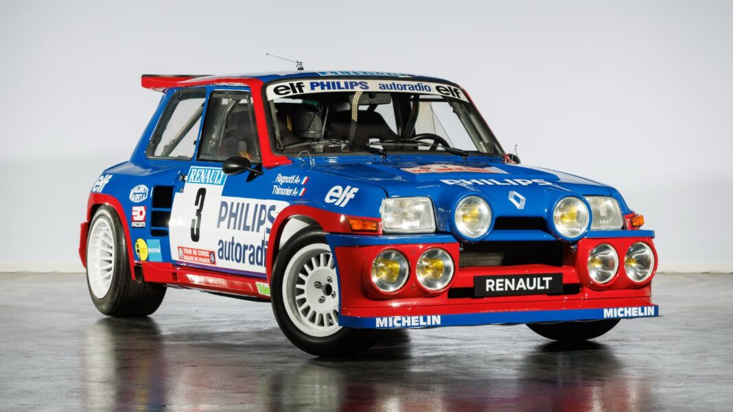 prototipo del Renault 5 Maxi Turbo con el que compitió Jean Ragnotti en el Grupo B