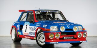 A subasta el prototipo del Renault 5 Maxi Turbo con el que compitió Jean Ragnotti en el Grupo B prototipo del Renault 5 Maxi Turbo con el que compitió Jean Ragnotti en el Grupo B