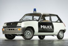 A subasta un Renault 5 de la Policía francesa, uno de los últimos construidos Subasta Renault 5 Police 1983