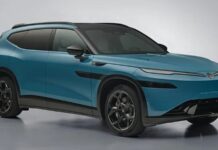 Volkswagen utiliza por primera vez en uno de sus coches un logotipo de un lobo iluminado Volkswagen ID. Unyx 08 logotipo lobo iluminado