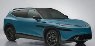 Volkswagen utiliza por primera vez en uno de sus coches un logotipo de un lobo iluminado Volkswagen ID. Unyx 08 logotipo lobo iluminado