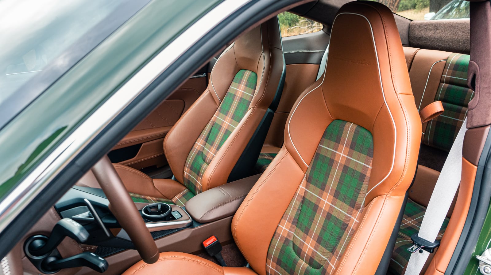 asientos del Porsche 911 Cuarenta Edition