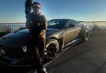 Fernando Alonso sale a dar un paseo con su novia y madre de su primer hijo, Melissa Jiménez, en el Aston Martin Valiant diseñado por él: “Valiant, lo tienes todo” Fernando Alonso Aston Martin Valiant