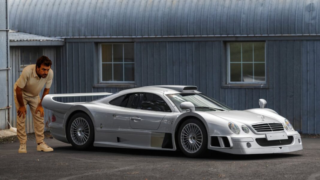 Fernando Alonso y su Mercedes CLK GTR
