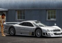 Fernando Alonso se pasea por Mónaco con un espectacular Mercedes CLK GTR Fernando Alonso y su Mercedes CLK GTR