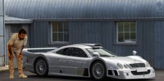 Fernando Alonso se pasea por Mónaco con un espectacular Mercedes CLK GTR Fernando Alonso y su Mercedes CLK GTR
