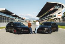 Los hermanos Marc Márquez y Álex Márquez reciben sus nuevos coches, un espectacular Audi RS6 Avant Performance personalizado Marc Márquez y Álex Márquez Audi RS6 Avant Performance