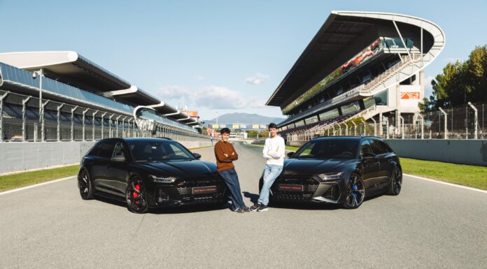 Los hermanos Marc Márquez y Álex Márquez reciben sus nuevos coches, un espectacular Audi RS6 Avant Performance personalizado Marc Márquez y Álex Márquez Audi RS6 Avant Performance