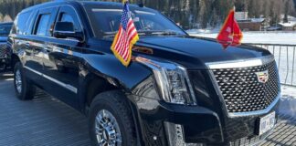 El nuevo coche presidencial de Donald Trump, un imponente Cadillac Escalade limusina Cadillac Escalade Donald Trump