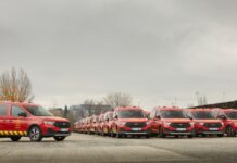La flota del Cuerpo de Bomberos de Madrid recibe 85 vehículos Ford para intervenciones en entornos urbanos y zonas forestales Bomberos Madrid Ford