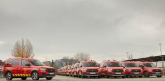 La flota del Cuerpo de Bomberos de Madrid recibe 85 vehículos Ford para intervenciones en entornos urbanos y zonas forestales Bomberos Madrid Ford