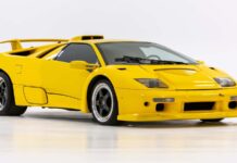 Volkswagen probó en secreto un motor W16 en un Lamborghini Diablo que luego terminó en el Bugatti Veyron Lamborghini Diablo motor W16