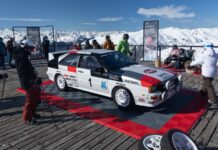 No es atrevimiento, es confianza. El Audi Quattro con el que Hannu Mikkola ganó el Rally de Suecia en 1981 baja por una de las pistas de Baqueira Beret Audi Quattro Hannu Mikkola Baqueira Beret