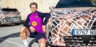 Los jugadores del FC Barcelona ponen a prueba el Cupra Raval Jugadores FC Barcelona Cupra Raval