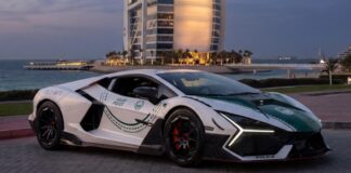La Policía de Dubái recibe un Lamborghini Revuelto modificado por Mansory Lamborghini Revuelto Mansory Policía Dubái
