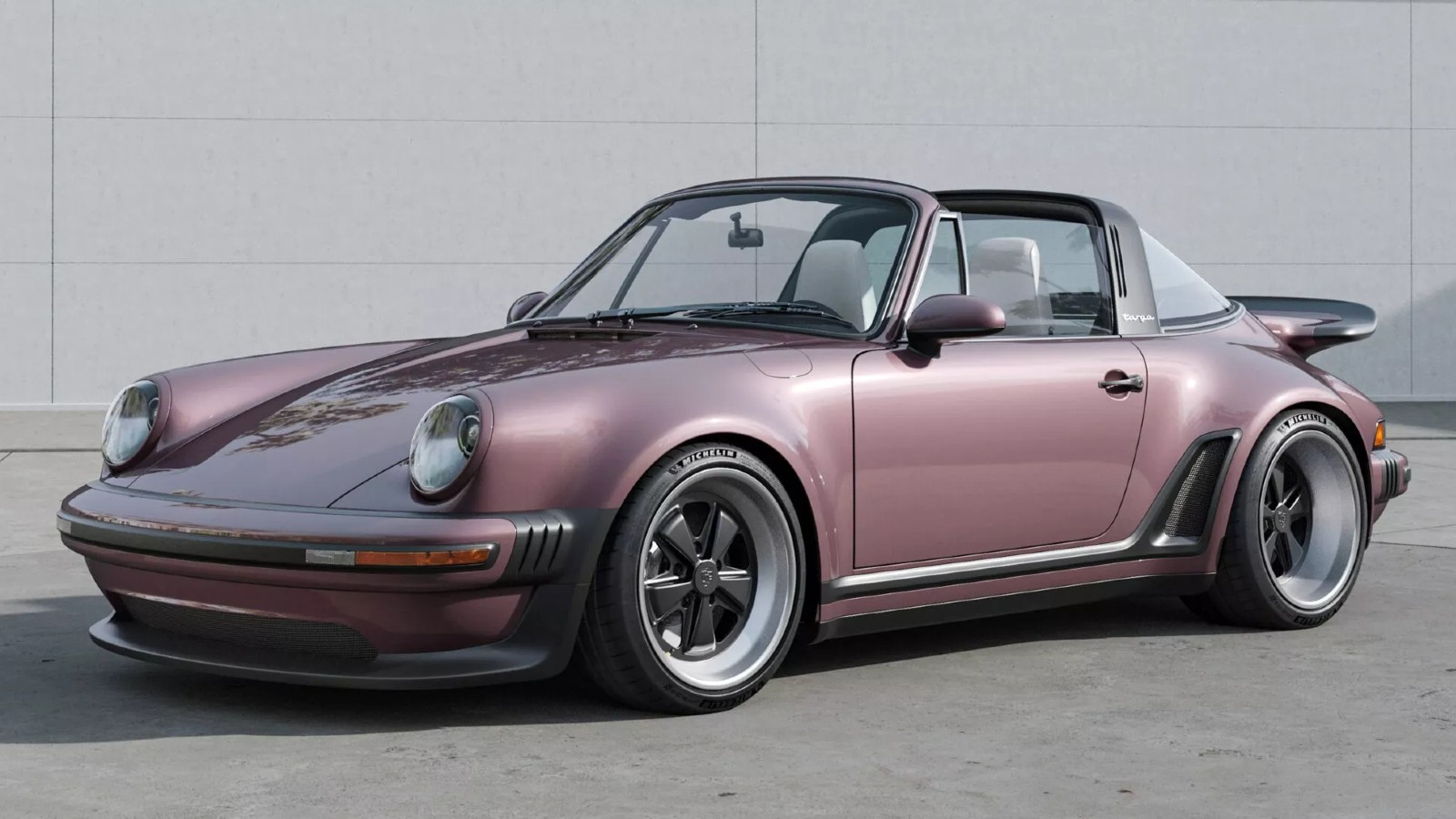 Red Bull Singer Targa Cabriolet