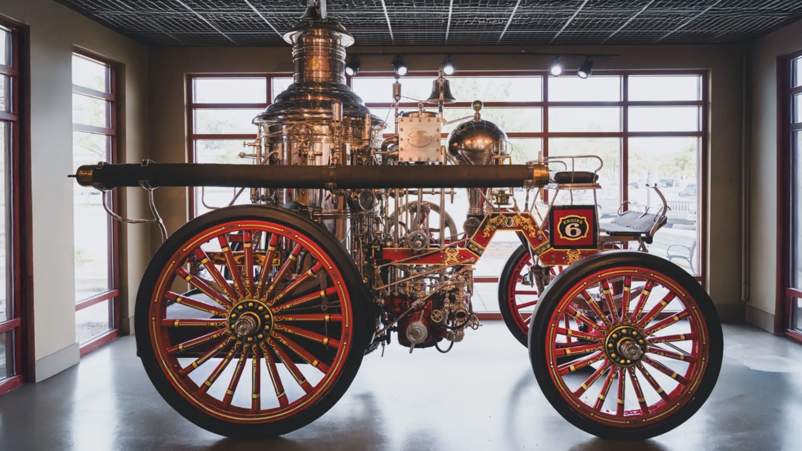 Suabsta coche bomberos a vapor