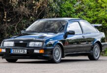 A subasta un impecable Ford Sierra RS Cosworth de 1986 con menos de 18.000 kilómetros Subasta Ford Sierra RS Cosworth