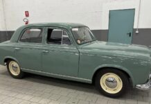 Subastan el Peugeot 403 con documentación española que se utilizó en la película Ferrari subasta Peugeot 403 película Ferrari