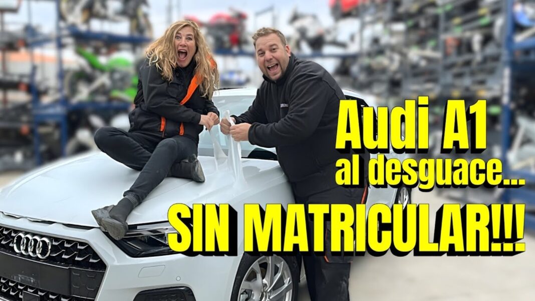 audi-a1-a-estrenar-desguace Audi A1 a estrenar en un desguace