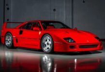 Compró un Ferrari F40 en una subasta por 5,2 millones en Miami, pero ahora podrían embargarlo en Suecia por un asunto legal Ferrari F40 subasta embargado