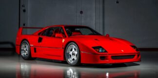 Compró un Ferrari F40 en una subasta por 5,2 millones en Miami, pero ahora podrían embargarlo en Suecia por un asunto legal Ferrari F40 subasta embargado