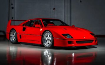 Compró un Ferrari F40 en una subasta por 5,2 millones en Miami, pero ahora podrían embargarlo en Suecia por un asunto legal Ferrari F40 subasta embargado