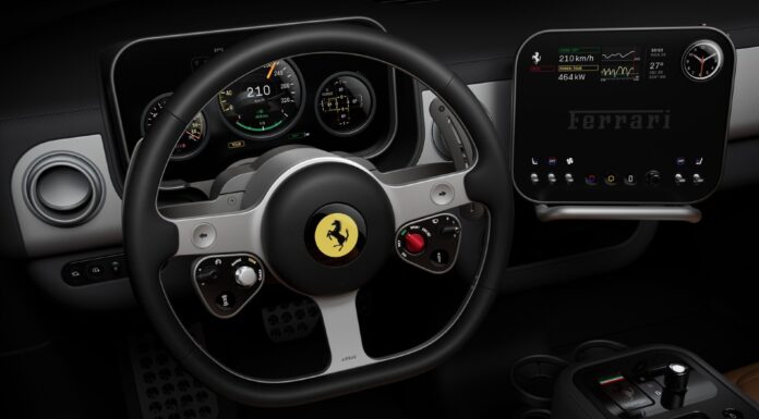 La razón por la que el interior del Ferrari Luce no tiene fibra de carbono: “La odio cuando es sólo decorativa” Interior del Ferrari Luce no tiene fibra de carbono