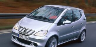 Mercedes A38 AMG, el desconocido Clase A con dos motores que condujeron Mika Häkkinen y David Coulthard Mercedes A38 AMG