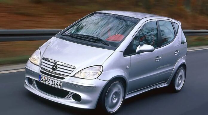 Mercedes A38 AMG, el desconocido Clase A con dos motores que condujeron Mika Häkkinen y David Coulthard Mercedes A38 AMG