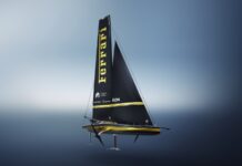 Ferrari presenta el diseño del Hypersail, su barco volador para la navegación oceánica Hypersail Ferrari