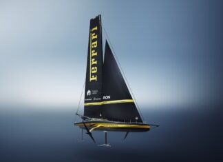 Ferrari presenta el diseño del Hypersail, su barco volador para la navegación oceánica Hypersail Ferrari