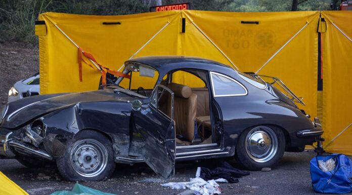 Grave accidente provocado por un joven que conducía un Porsche 356 en Mallorca Accidente Porsche 356 Mallorca