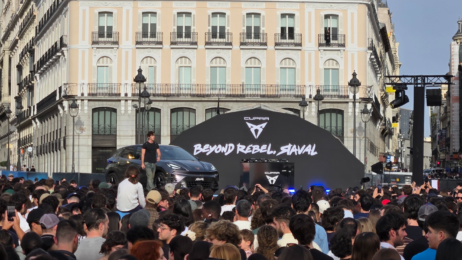 CUPRA concierto en Puerta del Sol