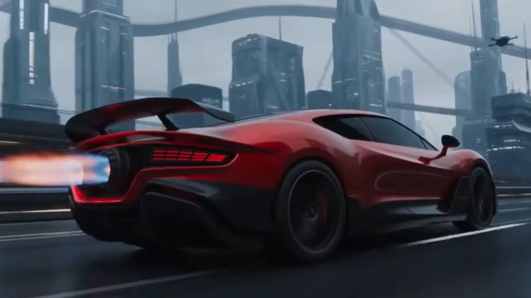 Hiperdeportivo Dreame con propulsor de cohete