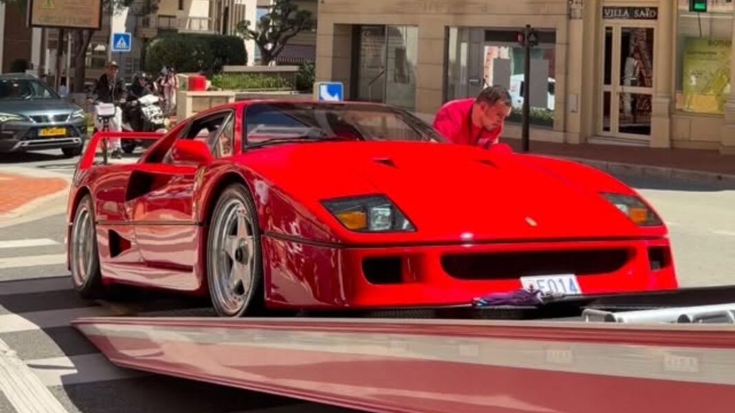 Ferrari F40 de Fernando Alonso se queda parado en Mónaco