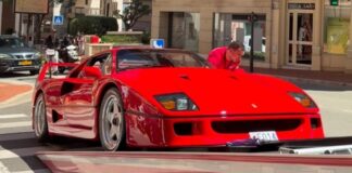 El Ferrari F40 de Fernando Alonso se queda parado en pleno centro de Mónaco y tiene que ser remolcado en grúa Ferrari F40 de Fernando Alonso se queda parado en Mónaco