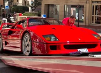 El Ferrari F40 de Fernando Alonso se queda parado en pleno centro de Mónaco y tiene que ser remolcado en grúa Ferrari F40 de Fernando Alonso se queda parado en Mónaco