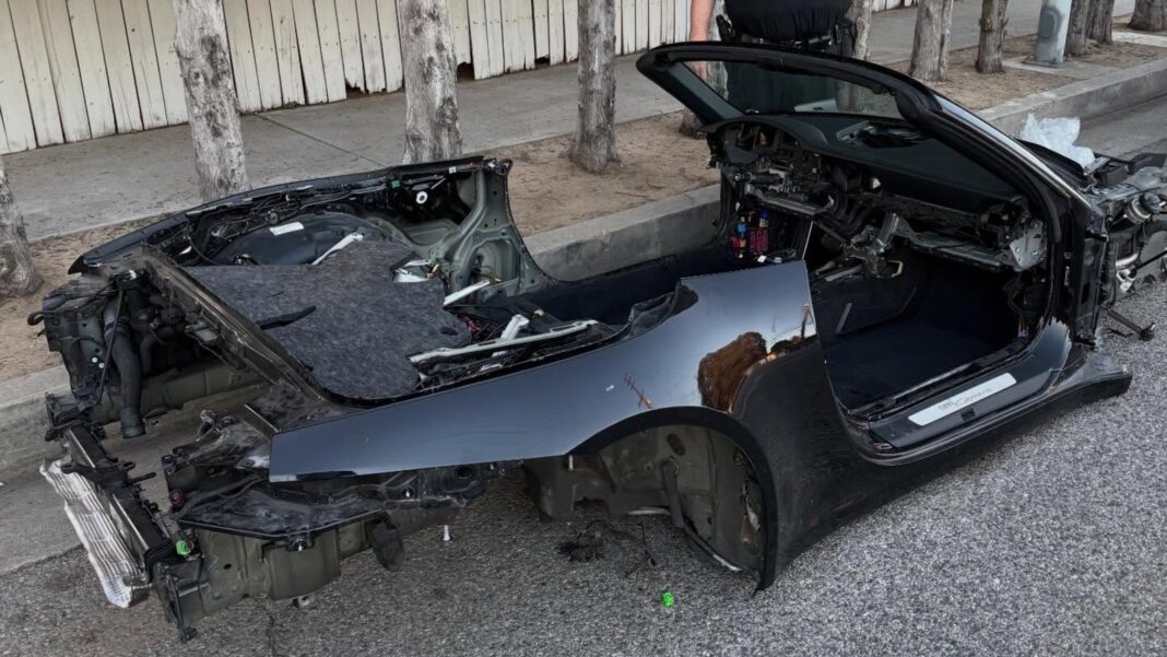 Porsche 911 desvalijado