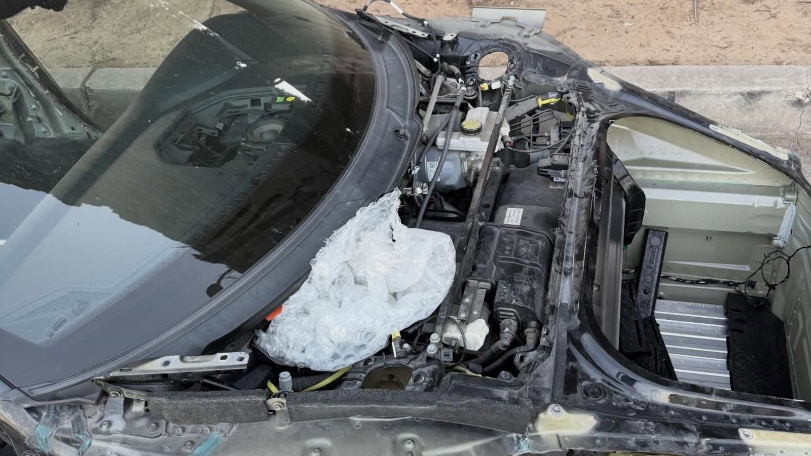 Porsche 911 desvalijado