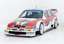 A subasta un Alfa Romeo 155 Ti DTM Competition de 1995 que pilotó Alessandro Nannini Subasta Alfa Romeo 155 Ti DTM